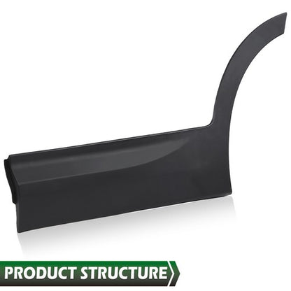 Solid Spare Rear Left Side Door Lower Molding Door Garnish Fit For 2013-2018 Santa Fe Sport