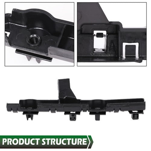 Solid Spare Fit For 17-22 Nissan Rogue Sport Front Bumper Retainer Bracket Left+Right