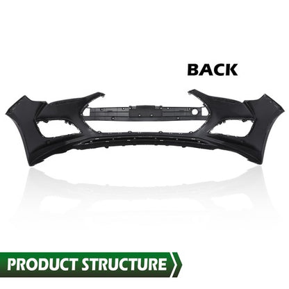 Solid Spare Fit For 2013-2017 Hyundai Veloster Turbo Front Bumper Cover Fascia NEW