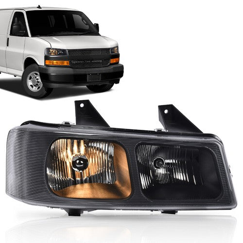 Solid Spare Fit For 2003-2023 Chevy Express GMC Savana Van Right Passenger Side Headlight