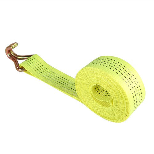 Solid Spare 8-Pcs 2" x 15 Ft Ratchet Straps With J Hook 5000 Lbs Heavy Duty Tie Downs