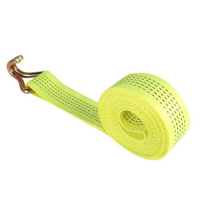 Solid Spare 8-Pcs 2" x 15 Ft Ratchet Straps With J Hook 5000 Lbs Heavy Duty Tie Downs