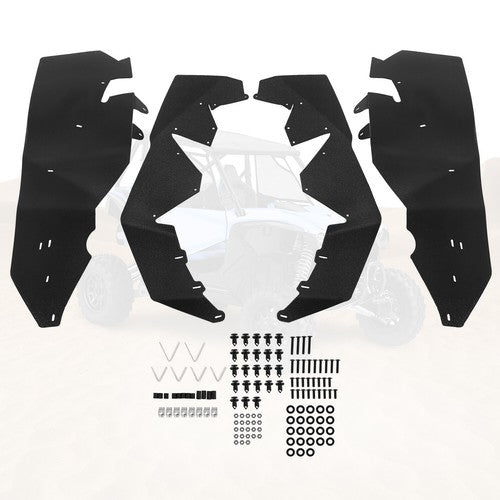Solid Spare Front&Rear Fender Extensions (Flares) for Honda Talon 1000-R - LIFETIME WARRANTY