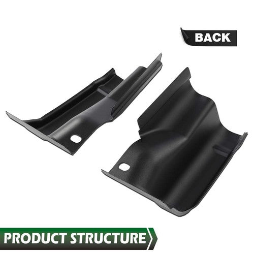Solid Spare Fit For 09-14 Ford F-150 Crew Cab 4-Door Iron Cab Corners Left & Right Pair