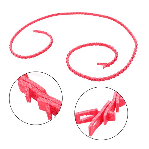 Solid Spare Adjustable Red V Belt 5/8 Inch x 10 Feet , Power Twist V - Belt Type B