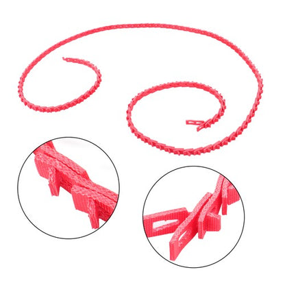 Solid Spare Adjustable Red V Belt 5/8 Inch x 10 Feet , Power Twist V - Belt Type B