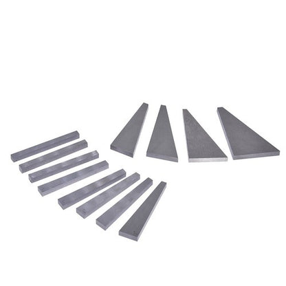 Solid Spare 12Pcs Precision Hardened Steel Angle Block Set 1/4 To 30 Degree Gauge Block