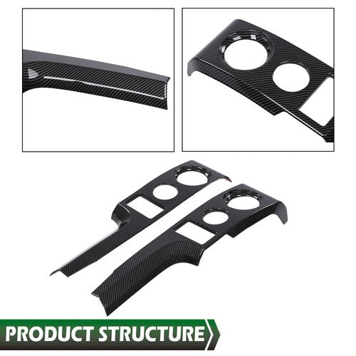 Solid Spare Fit For 2009-2014 Ford F150 Center Console Dashboard Panel Cover Trim Bezels