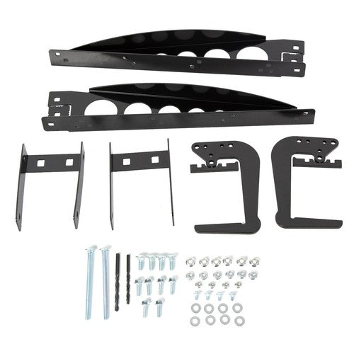 Solid Spare Pair RV 4" Square Rear Bumper Mounting Cargo Carrier Box Support Arms Bracket