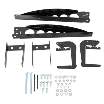 Solid Spare Pair RV 4" Square Rear Bumper Mounting Cargo Carrier Box Support Arms Bracket