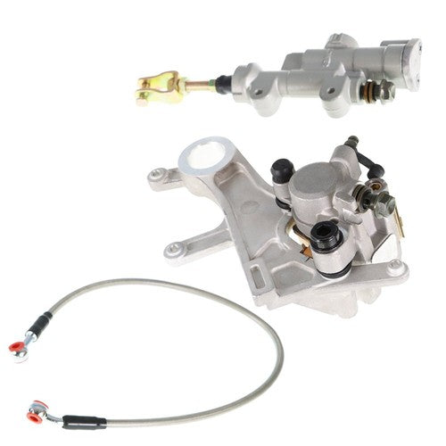 Solid Spare Rear Brake Master Cylinder &Brake Caliper &Hose Assembly For Honda CRF450 CRF250
