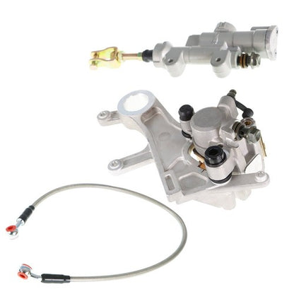 Solid Spare Rear Brake Master Cylinder &Brake Caliper &Hose Assembly For Honda CRF450 CRF250