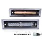 Solid Spare Fit For 1981-1991 GMC Chevy Pickup Truck LED Front Side Marker Lights Smoke