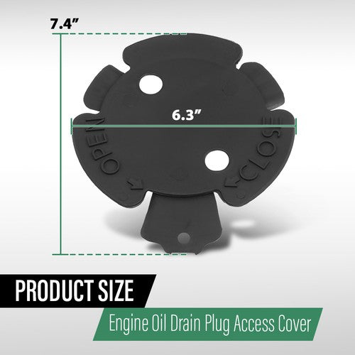Solid Spare Fit For BMW 5 6 7 Series F10 Engine Oil Drain Plug Access Cover 51757209541