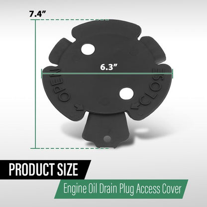 Solid Spare Fit For BMW 5 6 7 Series F10 Engine Oil Drain Plug Access Cover 51757209541
