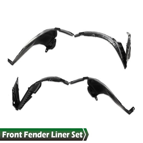 Solid Spare Fit For 2013 Nissan Altima Front Driver & Passenger Fender Liner Splash Shield