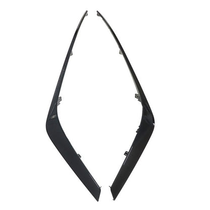 2xFor Nissan Altima 2023 2024 2025 Gloss Black Front Grille Molding Trims  LH＆RH