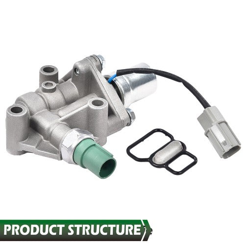 Solid Spare Fit For 96-00 Honda Civic D16Y8 1.6L VTEC Solenoid Spool Valve w/ Gasket