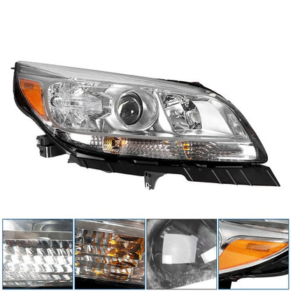 Solid Spare Headlights Assembly Headlamps For Chervolet Malibu 2013-2015 Driver+Passenger