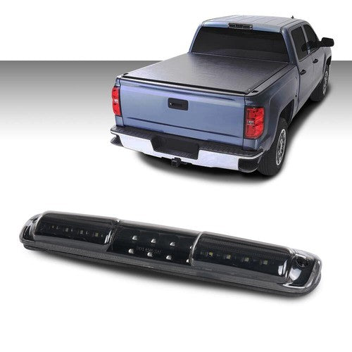 Solid Spare Fit For 99-2006 Chevy Silverado GMC Sierra LED 3rd Brake Light Cargo Lamp Black