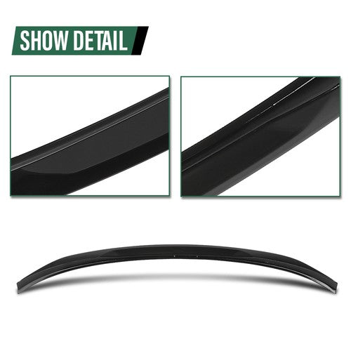 Solid Spare Fit For 19-24 BMW 3-Series G20 M3 G80 MP-Style Rear Trunk Spoiler Gloss Black