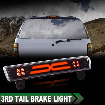 Solid Spare Fit For 2000-2006 Suburban Tahoe Yukon Black LED Third Brake Light Cargo Lamp