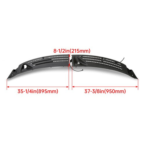 Solid Spare Left & Right Windshield Window Wiper Cowl Cover Panel For 04-08 Ford F-150 F150