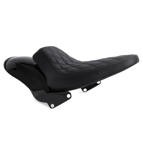 Solid Spare Short Rear Fender Black Seat For Harley-Davidson Softail 06-17 200mm Tire models