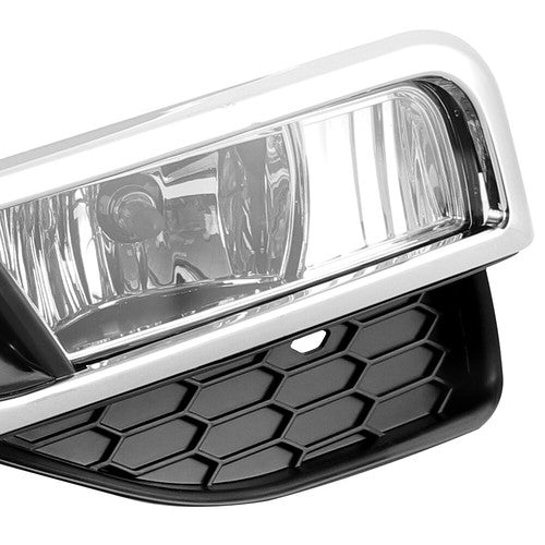 Solid Spare For 2015-2016 Honda CRV CR-V Front Fog Lights Bumper Lamps w/Switch Wiring Set