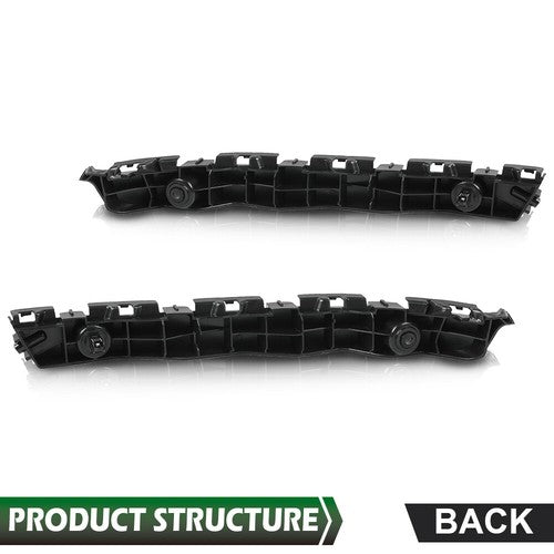 Solid Spare Fit For 2011-2020 Toyota Sienna Front Bumper Cover Retainer Brackets Pair