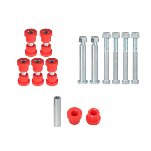 Solid Spare Golf Cart Rear Leaf Spring Bushing Kit For EZGO TXT/Medalist 94+ Club Car 1981+