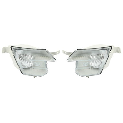 Solid Spare Halogen Fog Light Lamp For 2016-2019 Ford Explorer Driver & Passenger side