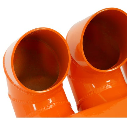 Solid Spare For 2016-2024 Polaris Sportsman Highlifter 3" Aluminum Orange Snorkel Riser Kit