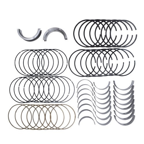 Main & Rod Bearings w/ Moly Piston Rings for Chevrolet LS Gen III IV 4.8L 5.3L