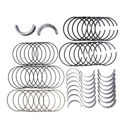 Main & Rod Bearings w/ Moly Piston Rings for Chevrolet LS Gen III IV 4.8L 5.3L