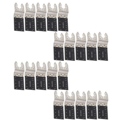 Solid Spare 20 Pcs 35-89mm Bi-Metal Oscillating Multi Tool Saw Blades Wood Metal Cut Cutter