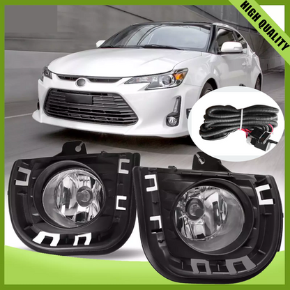For 2014 2015 2016 Toyota Scion TC/ZELAS Fog Lights Lamps Pair w/Wiring Switch