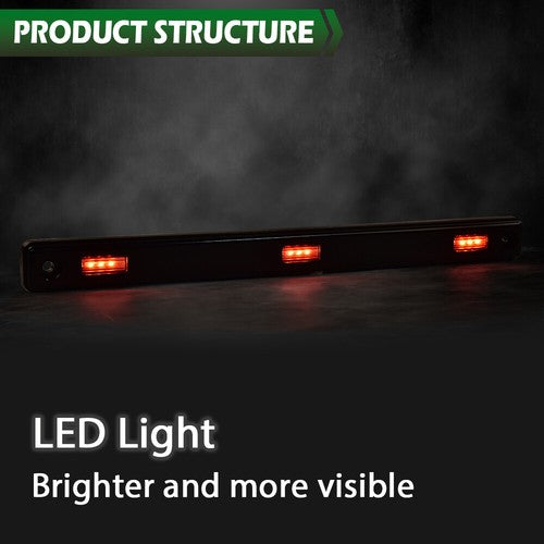 Solid Spare Fit For 2017-2022 Ford F250 F350 F450 F550 Super Duty LED Rear Marker Light