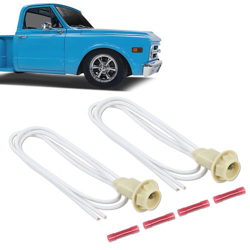 Solid Spare Fit For 1967-1991 Chevy GMC Pick Up Truck Side Marker Light Lens Bulb Socket