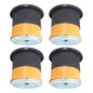 Solid Spare Rear Body Mount Bushing & Bolt Kit Fit For Ford F-450 F-550 Super Duty 2005-2007