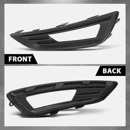 Solid Spare Front Bumper Fog Light Bezel Lamp Trim Left Side Fit For 2015-2018 Ford Focus