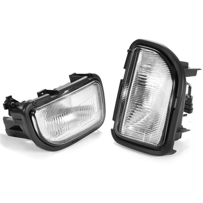 Solid Spare Front Bumper Driving Fog Lights Lamp Kit Clear For Toyota MR2 91 92-1995 W/Bulbs