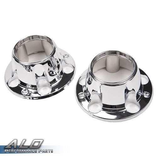 Solid Spare 4x4 Silver Wheel Center Hub Caps w/ Screws Fit For Ford F150/Bronco/Van