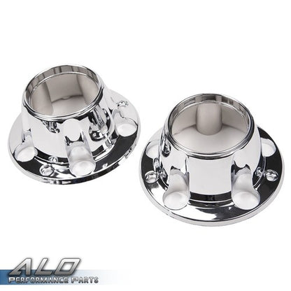 Solid Spare 4x4 Silver Wheel Center Hub Caps w/ Screws Fit For Ford F150/Bronco/Van