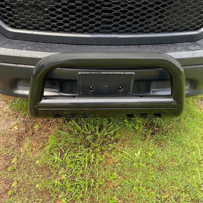Solid Spare For 2009-2023 Dodge Ram 1500 Brush Bull Bar Push Front Bumper Grille Guard