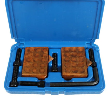 Solid Spare 8 Piece 1-2-3 123 Precision 23 Hole Block Set With Screws & HEX KEY Case New