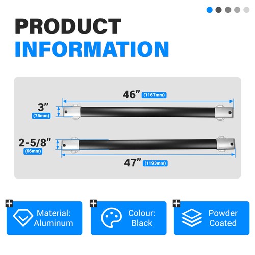 Solid Spare Roof Rack Luggage Aluminum #PT278-60170 #PT278-60091 For Lexus GX460 10-23