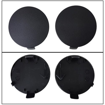 2PCS LH&RH Pair Front Bumper Tow Hook Cover Caps For Toyota RAV4 2013 2014 2015