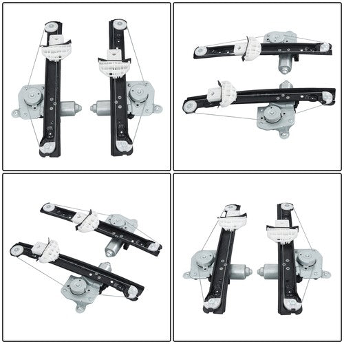 Solid Spare 741-584 741-585 Electric Window Actuator Assembly RL&RR For FORD Focus 2000-07