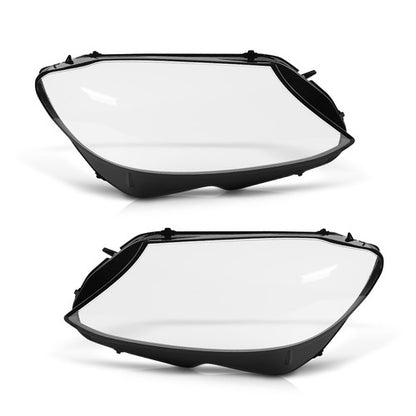 Solid Spare Fit For 19-20 Mercedes-Benz C-Class W205 Headlight Replacement Lens Left & Right